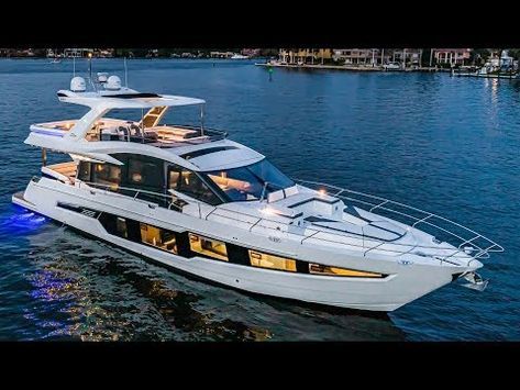 New Yacht Model | Galeon 680 FLY | Innovative Elegance - YouTube | Yacht  model, Big yachts, Azimut yachts