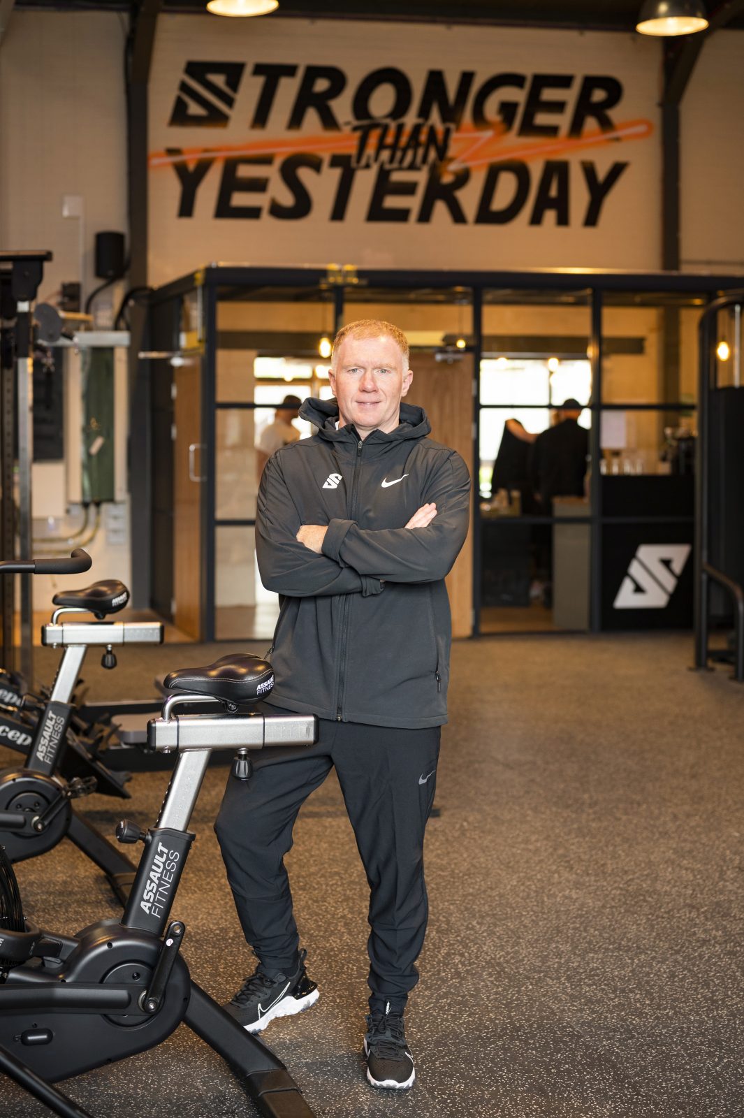 Football legend Paul Scholes opens £500k Oldham gym with his children