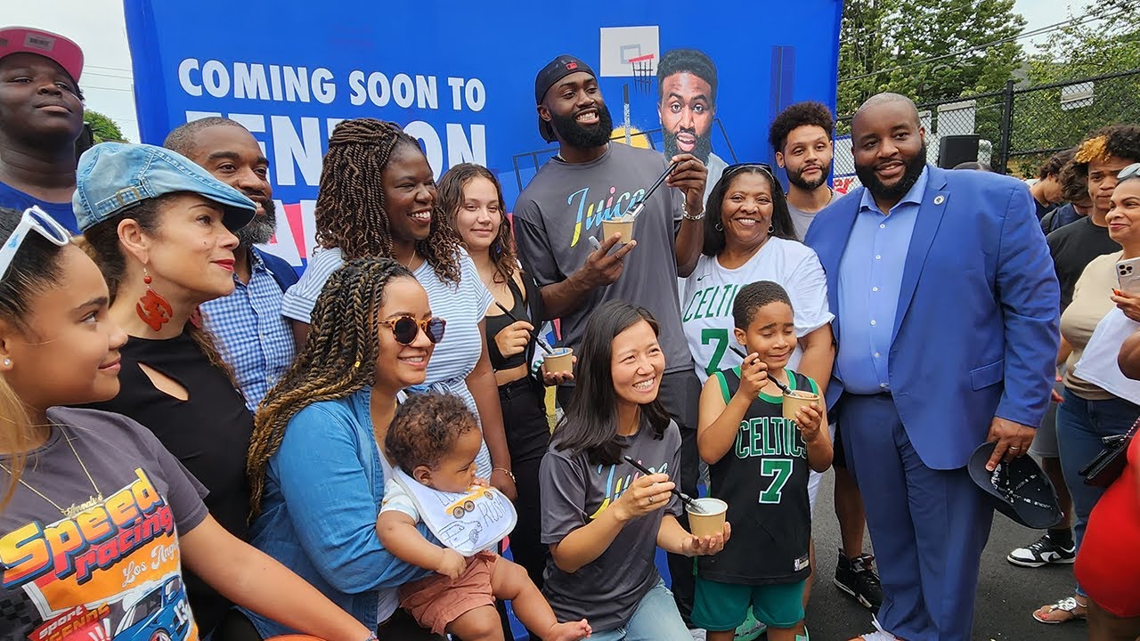 Fenelon Basketball Court Unveiling with Jaylen Brown - Promo - YouTube