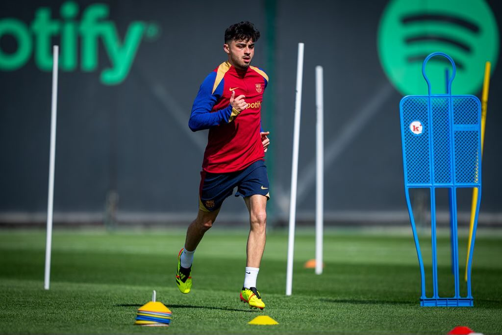 Pedri back in training after injury, Barcelona star aiming to return for  Paris Saint-Germain showdown - Football España