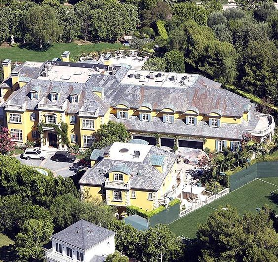 Rod Stewart - Celtic House — his beautiful Beverly Hills mansion |  Mansions, Celebrity houses, Celebrity mansions