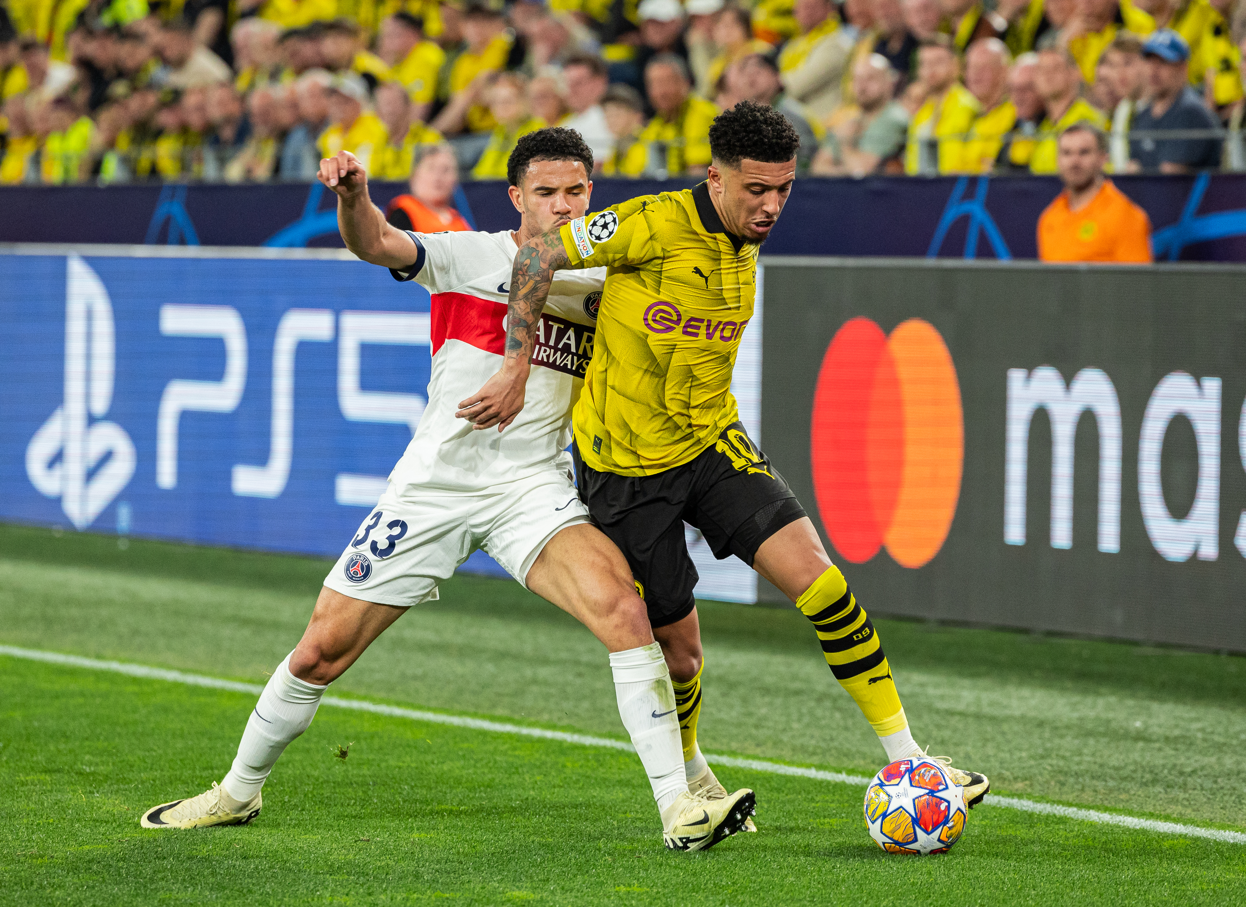 Jadon Sancho was in sparkling form for Dortmund