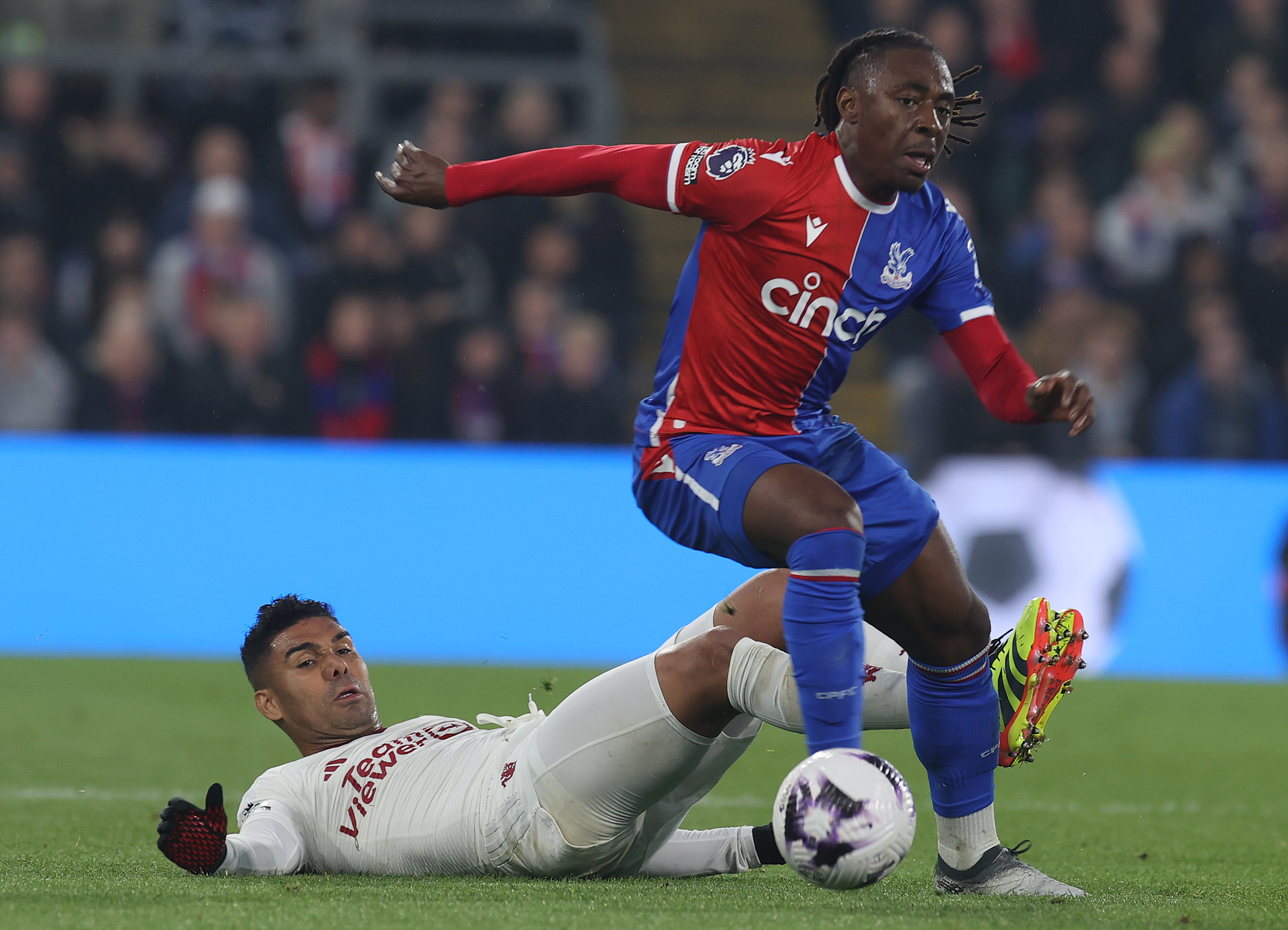 Casemiro endured a forgettable first half at Selhurst Park