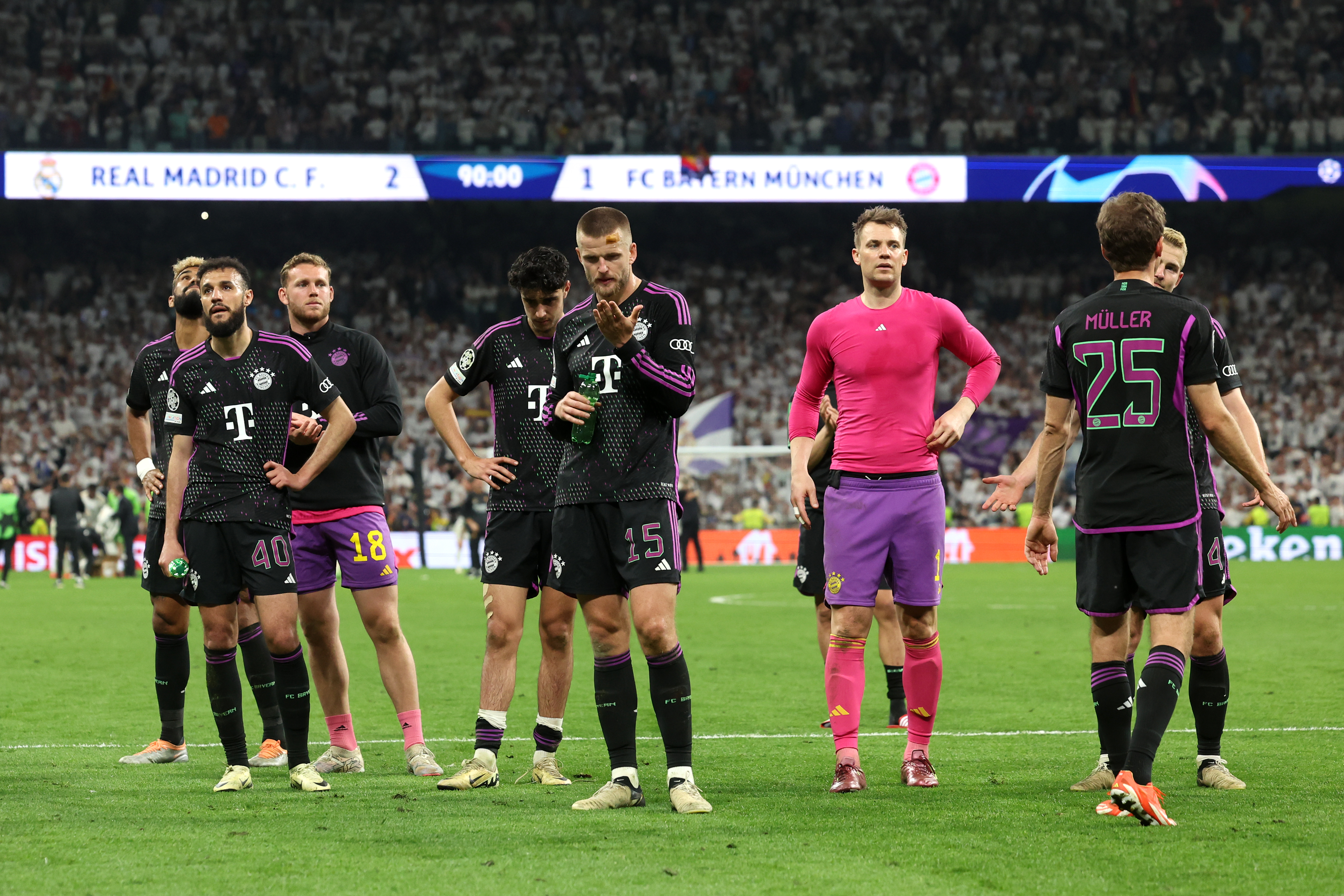 Bayern Munich were left devastated after their late collapse