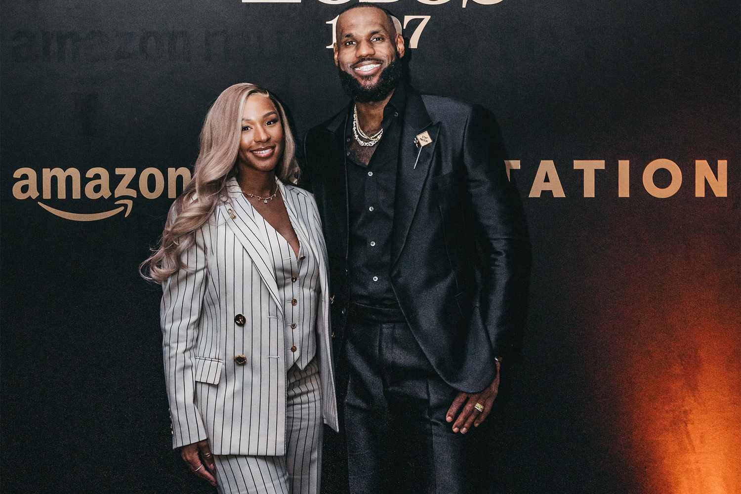 LeBron James and Wife Savannah Celebrate After Breaking Record