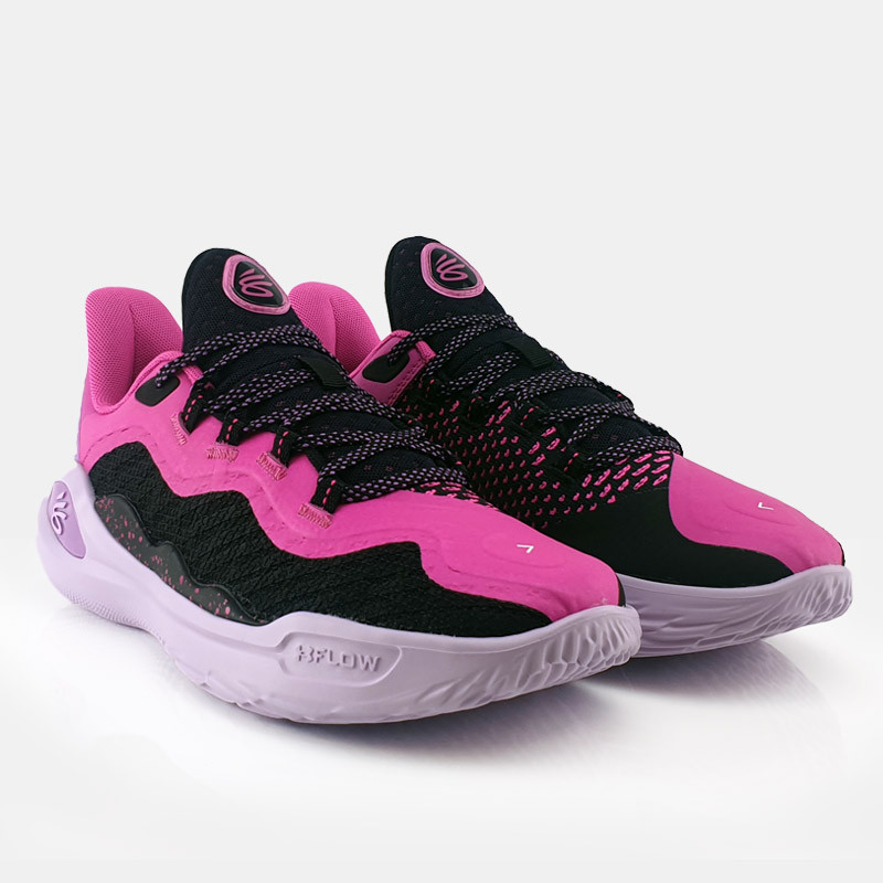 Under Armor Curry 11 Girl Dad - Pink/PPL Rose/Violet - 3027724-600