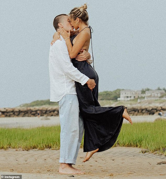 Emma and her star athlete fiancée announced the news of their engagement on Instagram earlier this week, with the 21-year-old branding their relationship a 'love for a lifetime'