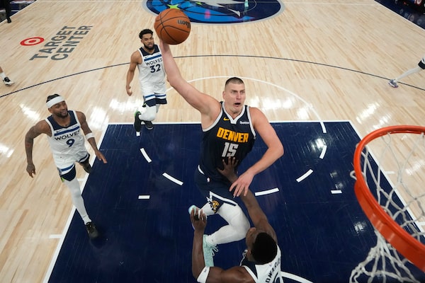 Jokic, Gordon help Nuggets tie series, beat Timberwolves 115-107 - The  Globe and Mail