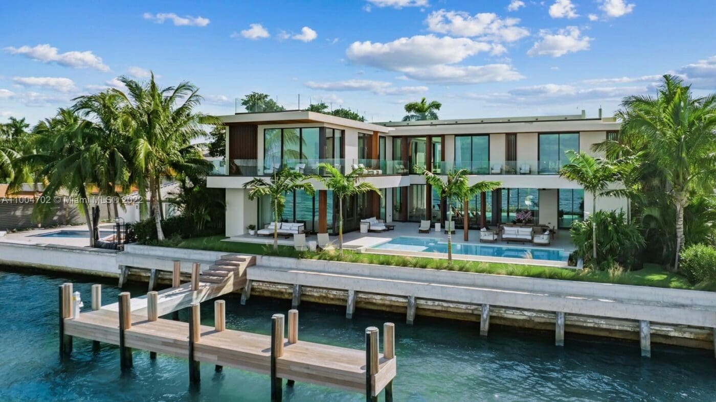 Home Of The Day: This $35M Waterfront Mansion Sits On Miami's Venetian Islands