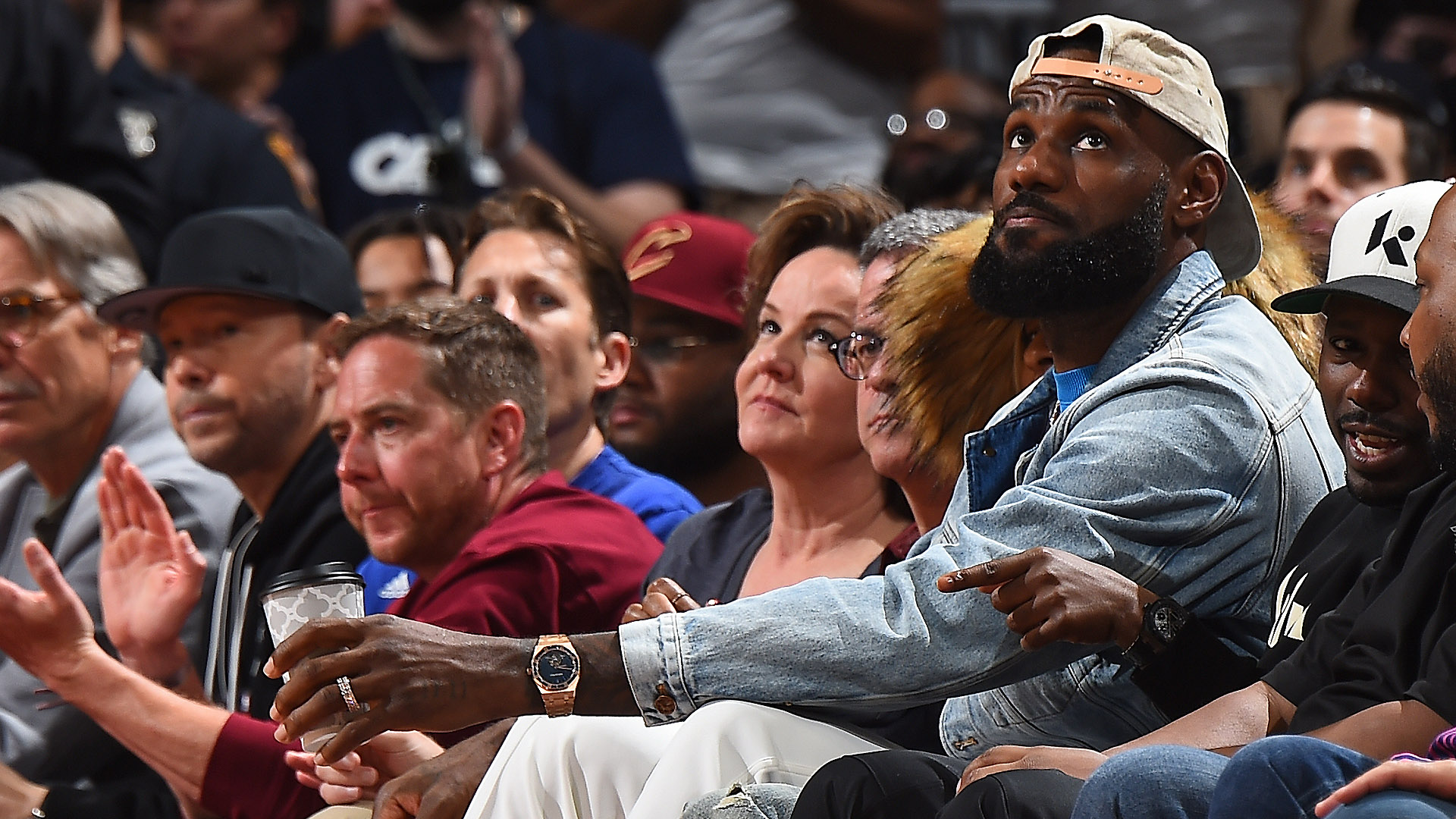 LeBron James attends Game 4 between former team, Celtics | NBA.com