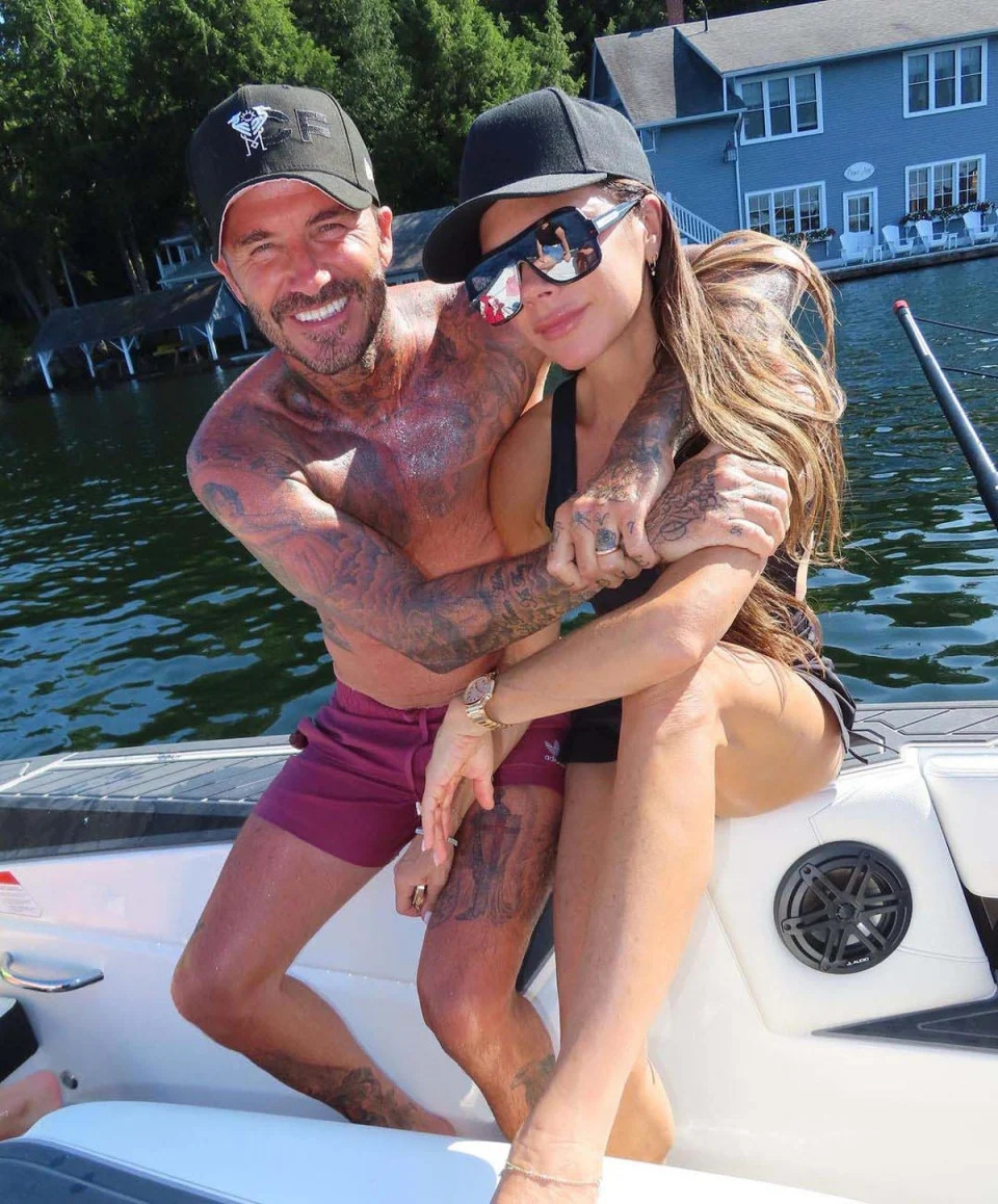 Victoria and David Beckham a lovely holiday with two of their children in Canada (Instagram)