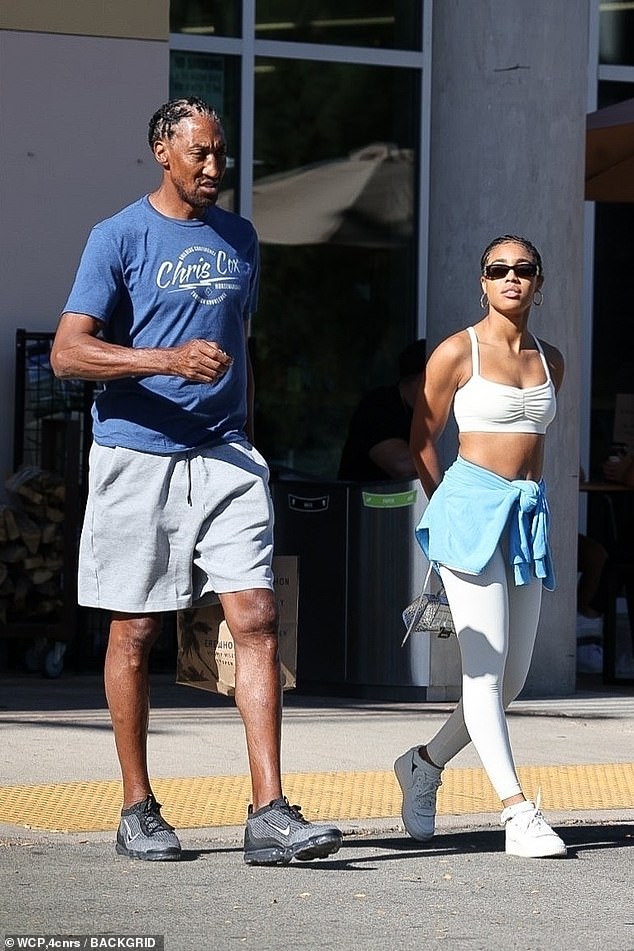 The latest:Scottie Pippen, 57, was seen out with a mystery woman going grocery shopping at Erewhon in Calabasas, California, amid news that his ex-wife Larsa Pippen, 48, has struck up a romance with Michael Jordan's son Marcus, 31