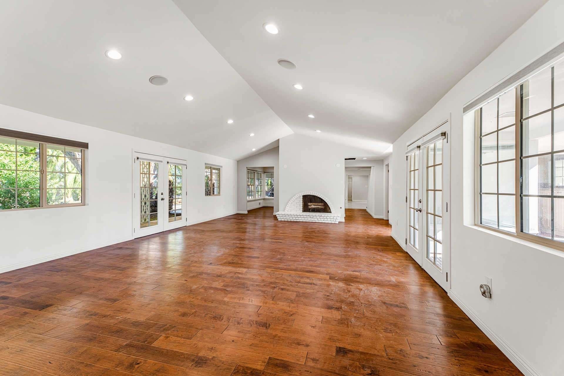  It has hardwood flooring throughout