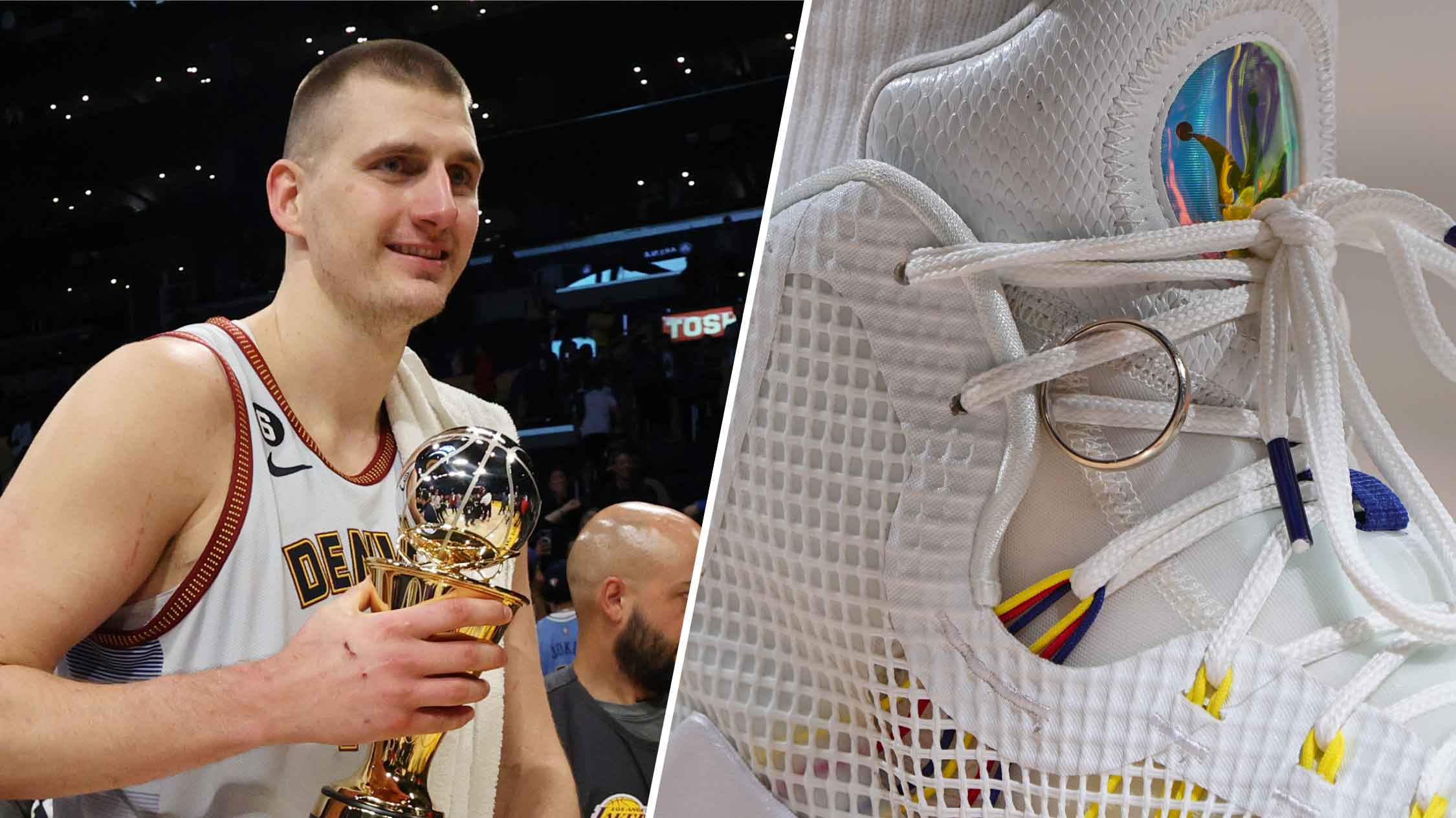 Nuggets' Nikola Jokic Ties Wedding Band to Shoes for Each Game – NBC 6 South Florida