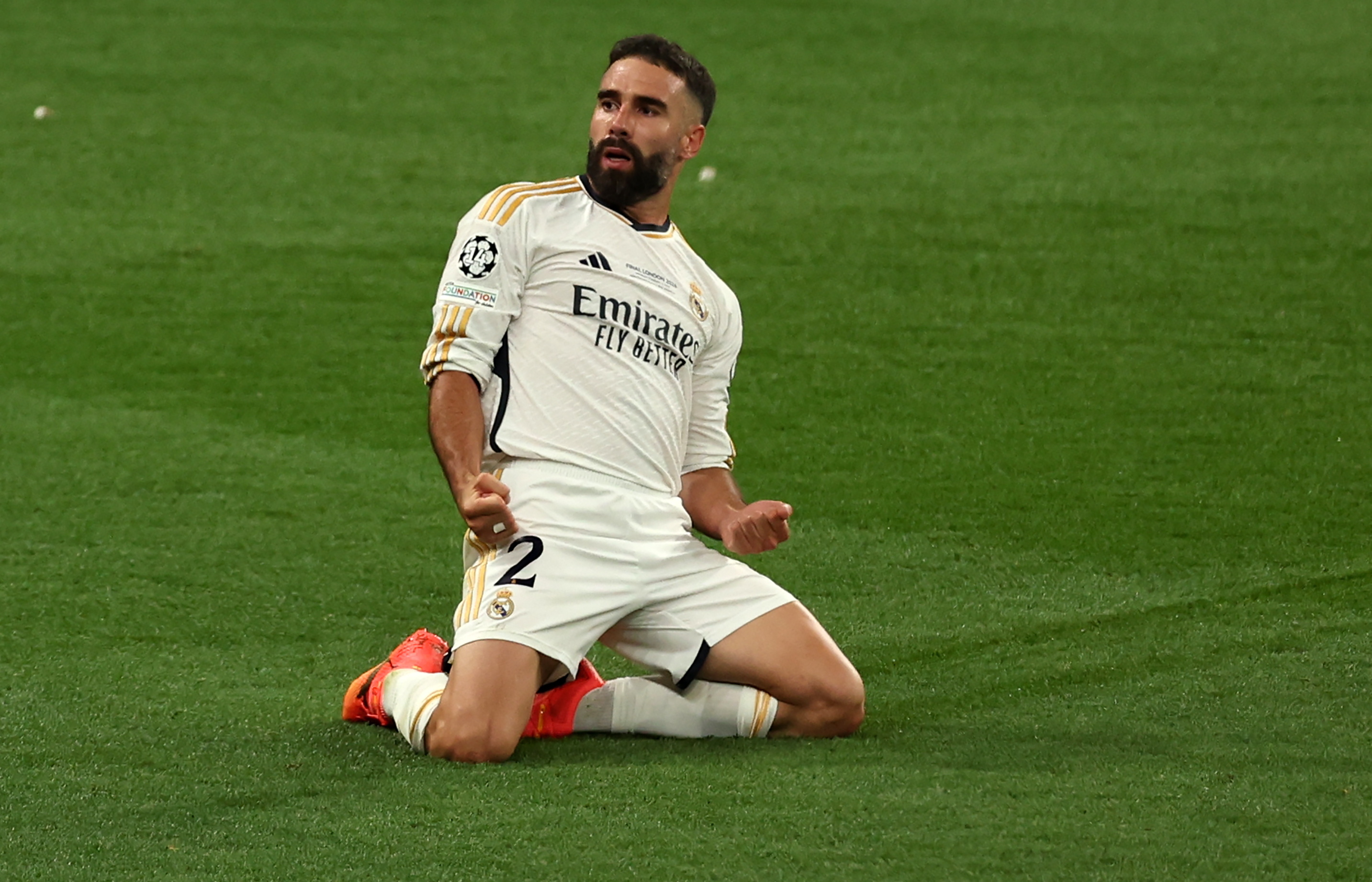 Dani Carvajal headed Real Madrid in front in the 74th minute