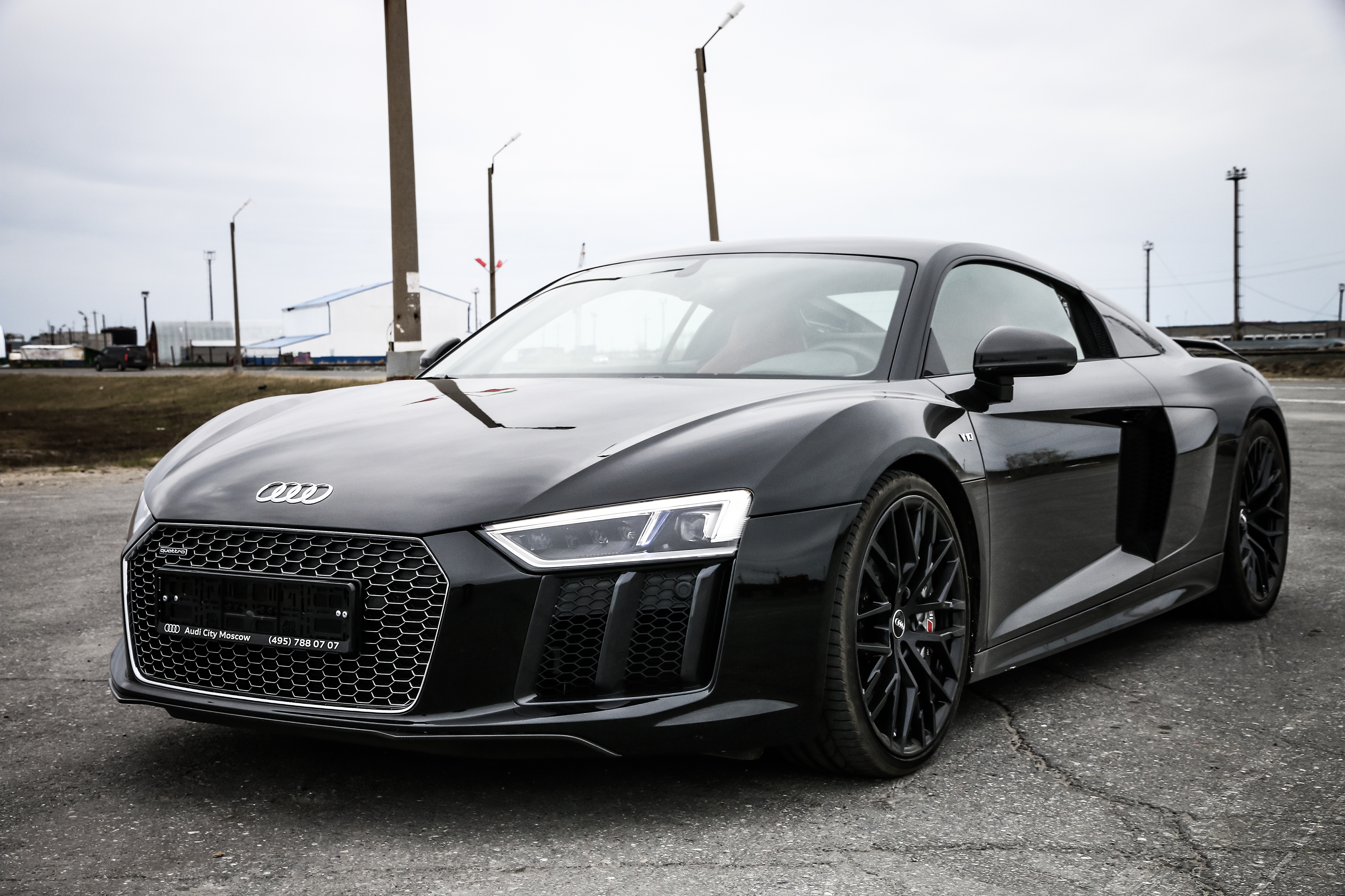 Irving has a customized Audi R8