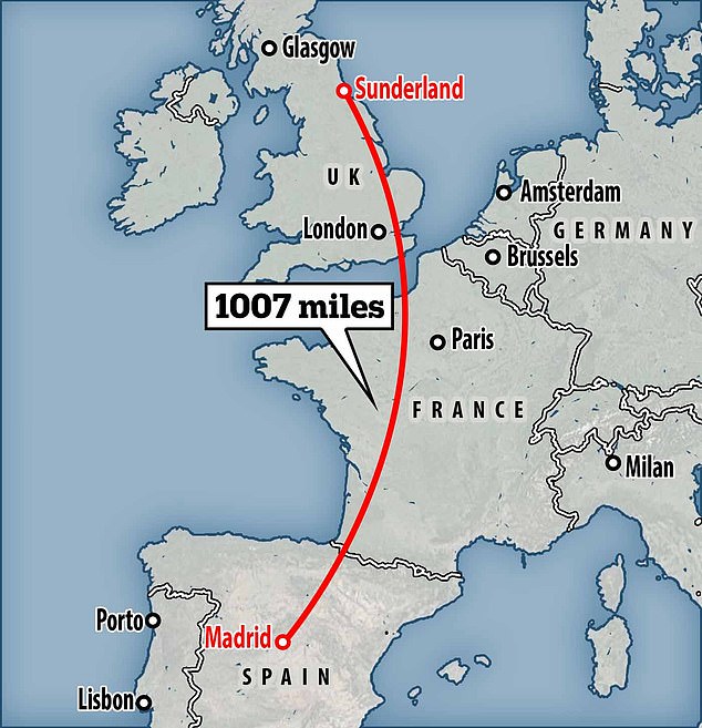 More than 1,000 miles separate Jude's club Real Madrid from Jobe's Sunderland, but their parents are making an effort to keep between both