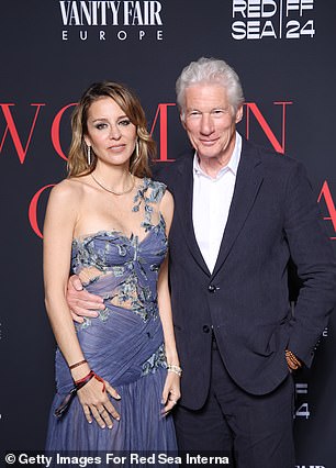 He will also be neighbours with Hollywood star Richard Gere (right) and his wife Alejandra Silva (left)