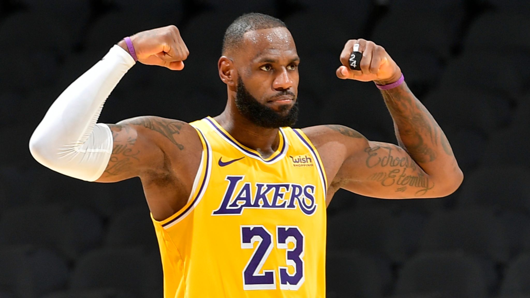LeBron James leads LA Lakers past San Antonio Spurs; LA Clippers and  Charlotte Hornets win | NBA News | Sky Sports