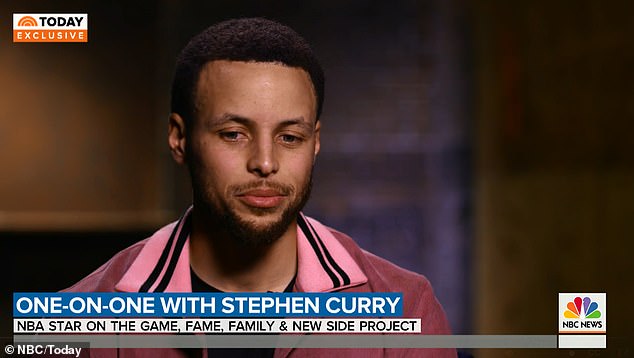 Golden State Warriors guard Stephen Curry promoted his new Facebook series on NBC's Today, saying that the web show will give fans an inside look of his life as a father and husband
