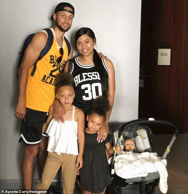 When asked baout balancing his professional and family lives, Curry said 'none of [my success in the NBA] makes sense and none of it works without my family'