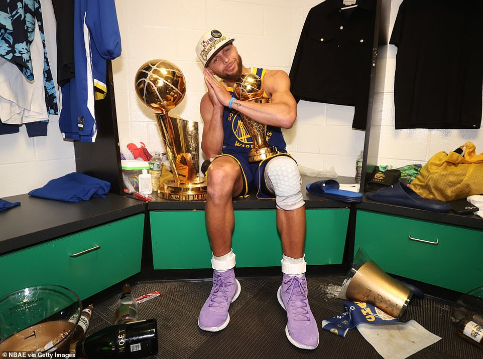 Stephen Curry was ready for some sleep after winning his fourth NBA title and first Finals MVP