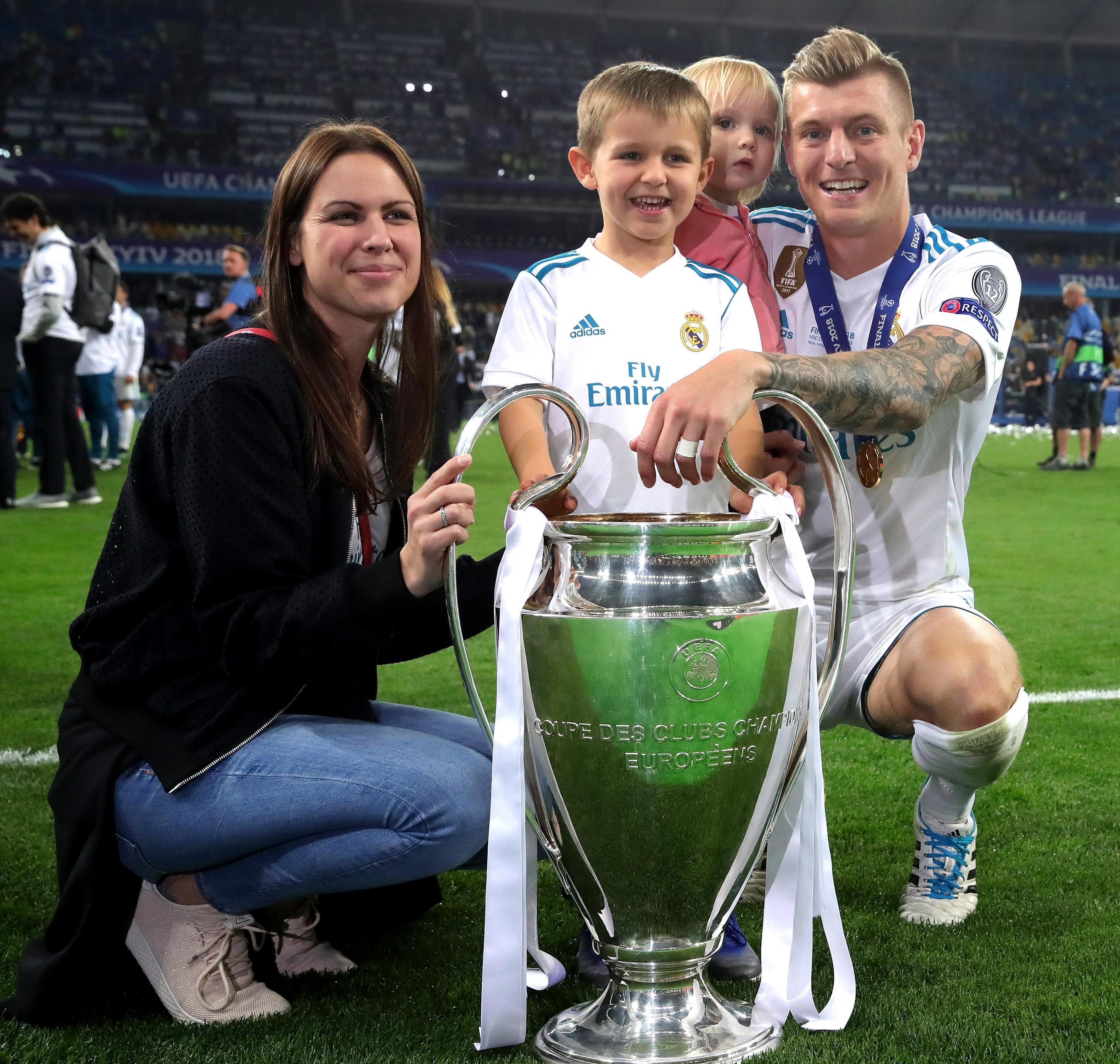 Real Madrid ace Toni Kroos inks huge tattoo of daughter wearing pink sunglasses onto arm | The Sun
