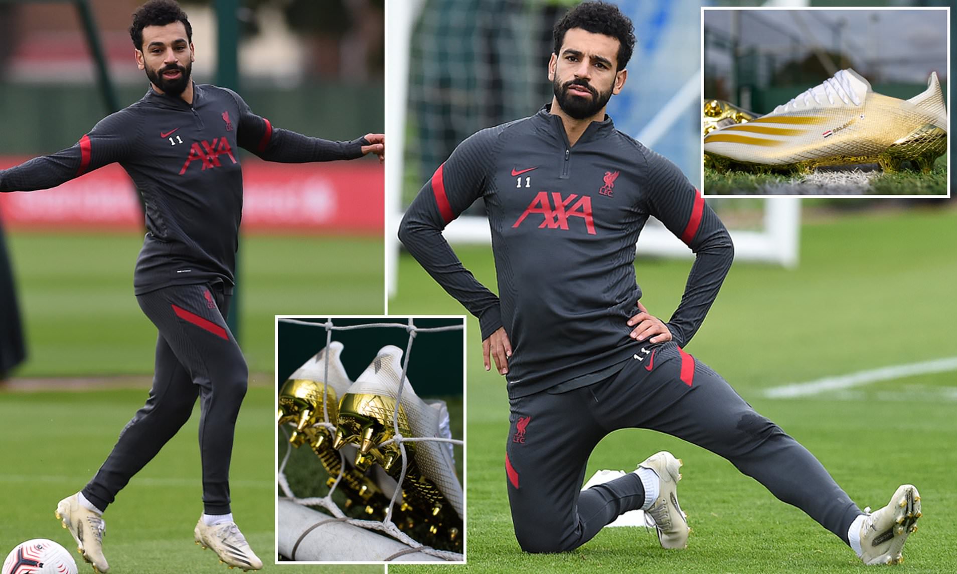 Mo Salah to wear bespoke Adidas boots in Champions League tie with Ajax to celebrate  100 goals | Daily Mail Online