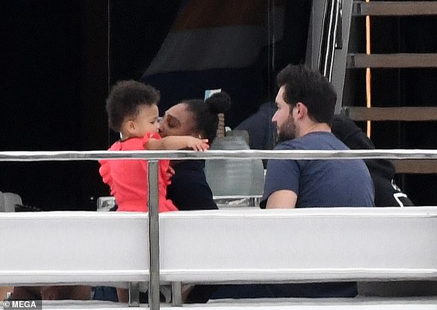 Serena Williams joins husband Alexis Ohanian on a superyacht... after  pulling out of Miami Open | Daily Mail Online