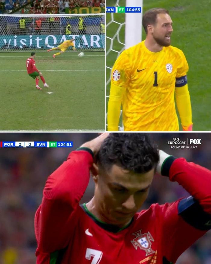 Costa 'gánh' Bồ Đào Nha vào tứ kết dù Ronaldo đá hỏng 11 m