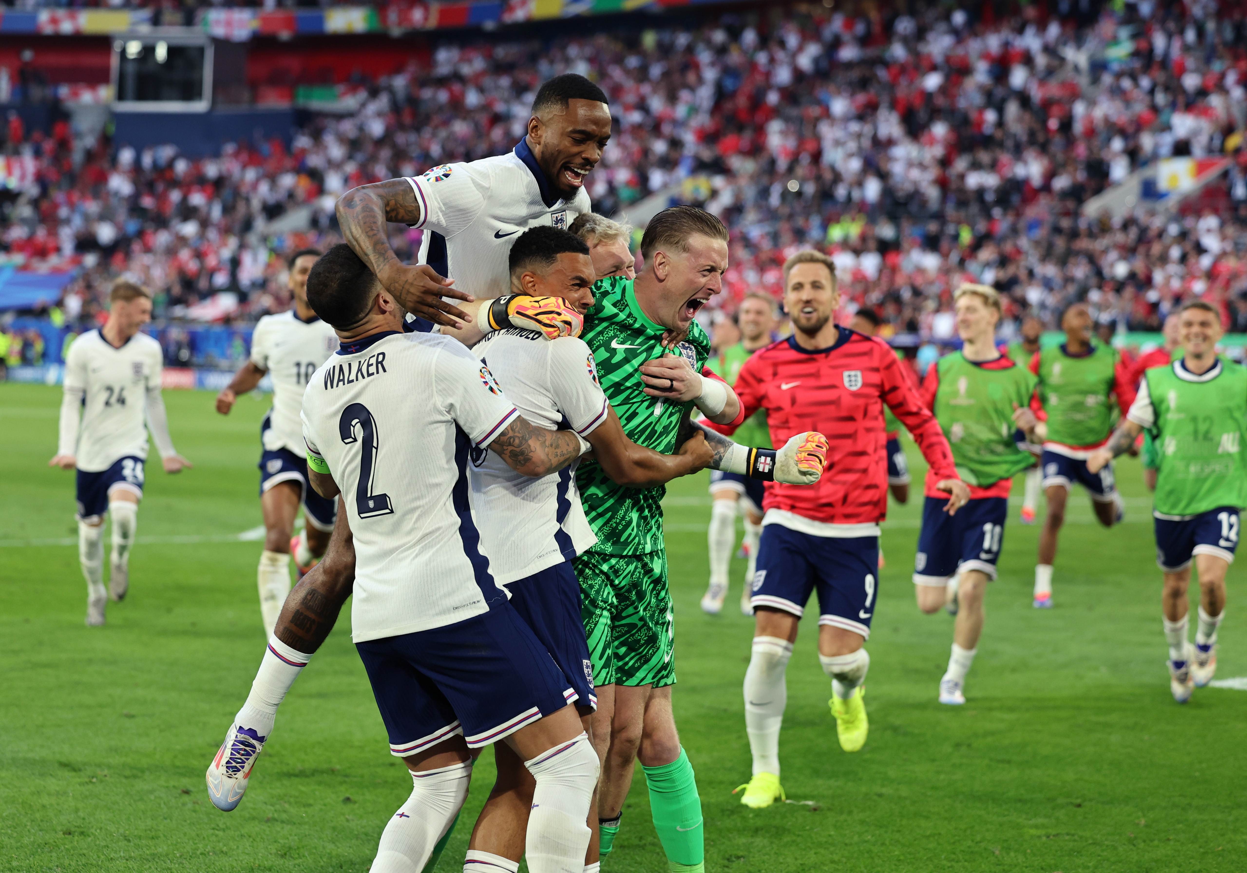 Pickford's save was crucial in winning England the shootout