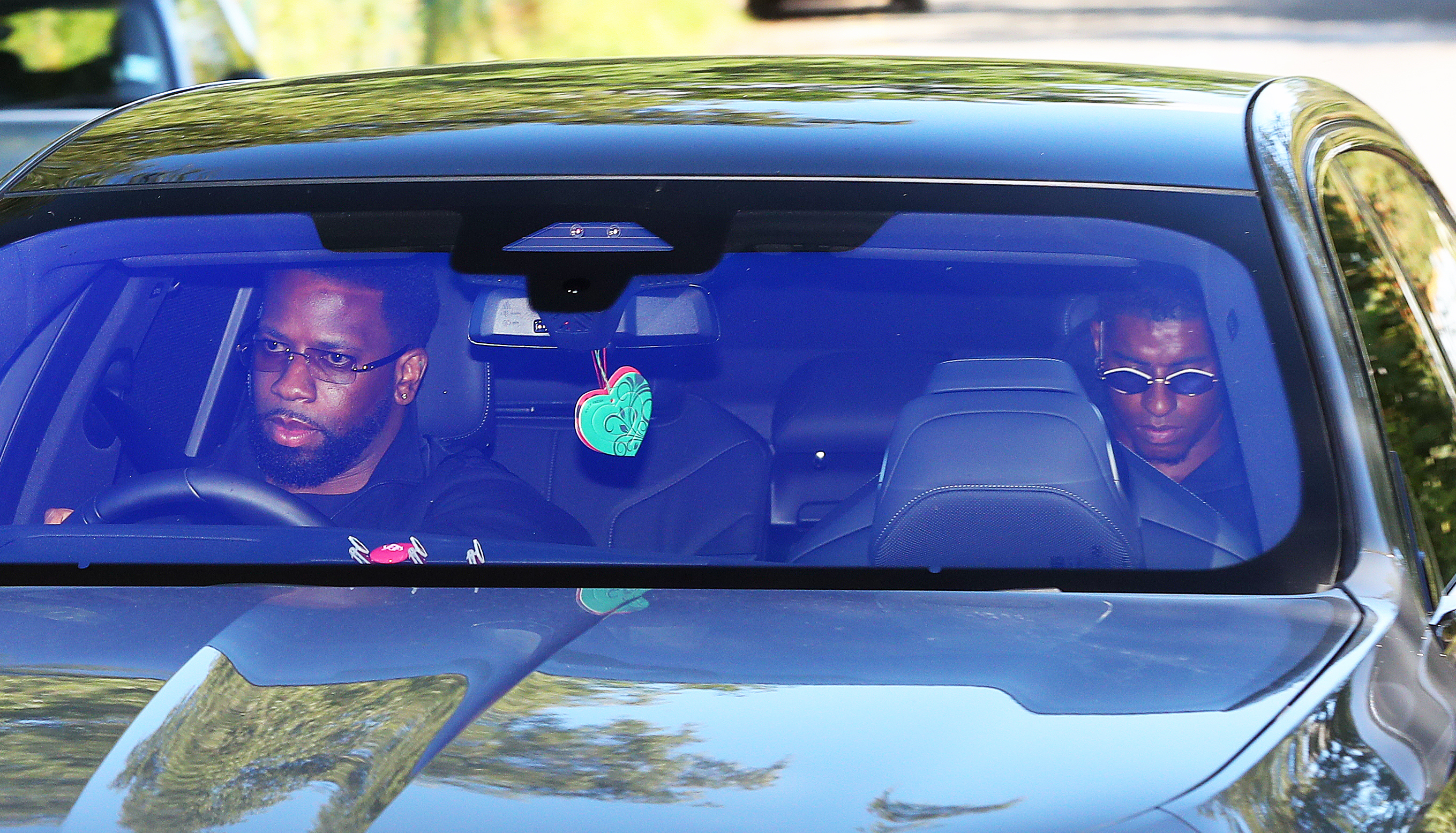 Marcus Rashford has also arrived at Carrington