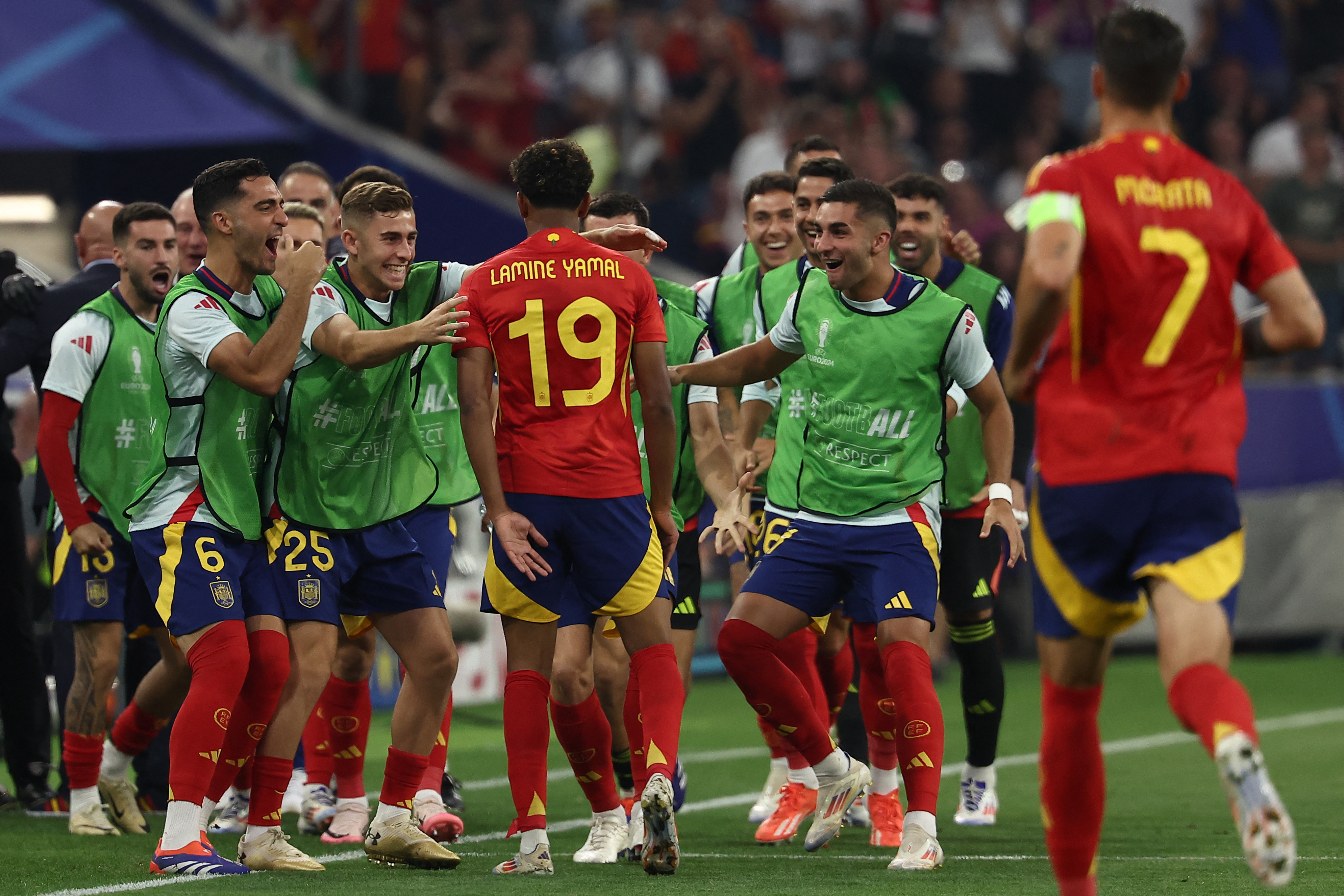 And it resulted in Spain securing their spot in the final