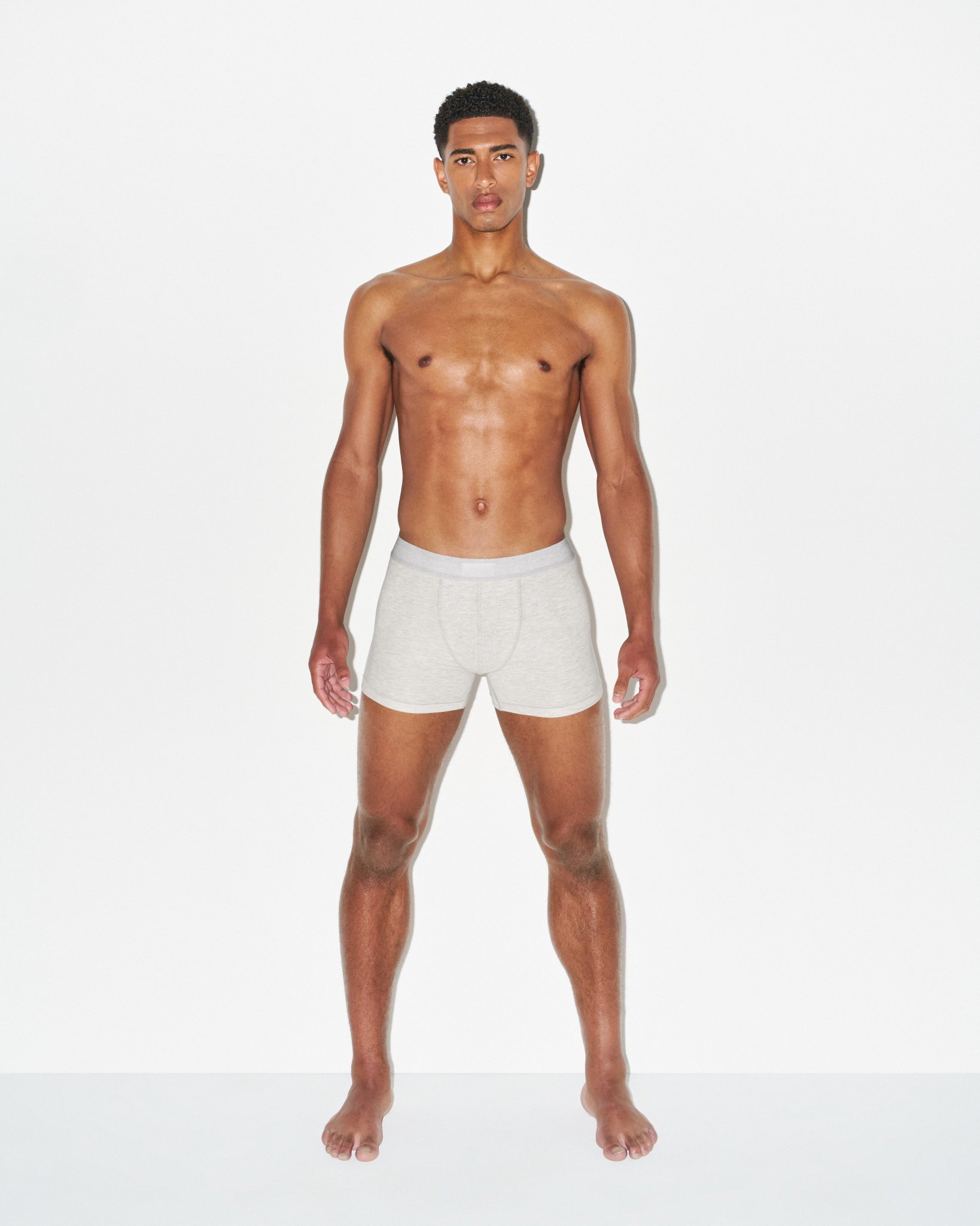 Jude Bellingham brought out his model side as he stripped down for SKIMS boxers advert ahead of Euro 2024