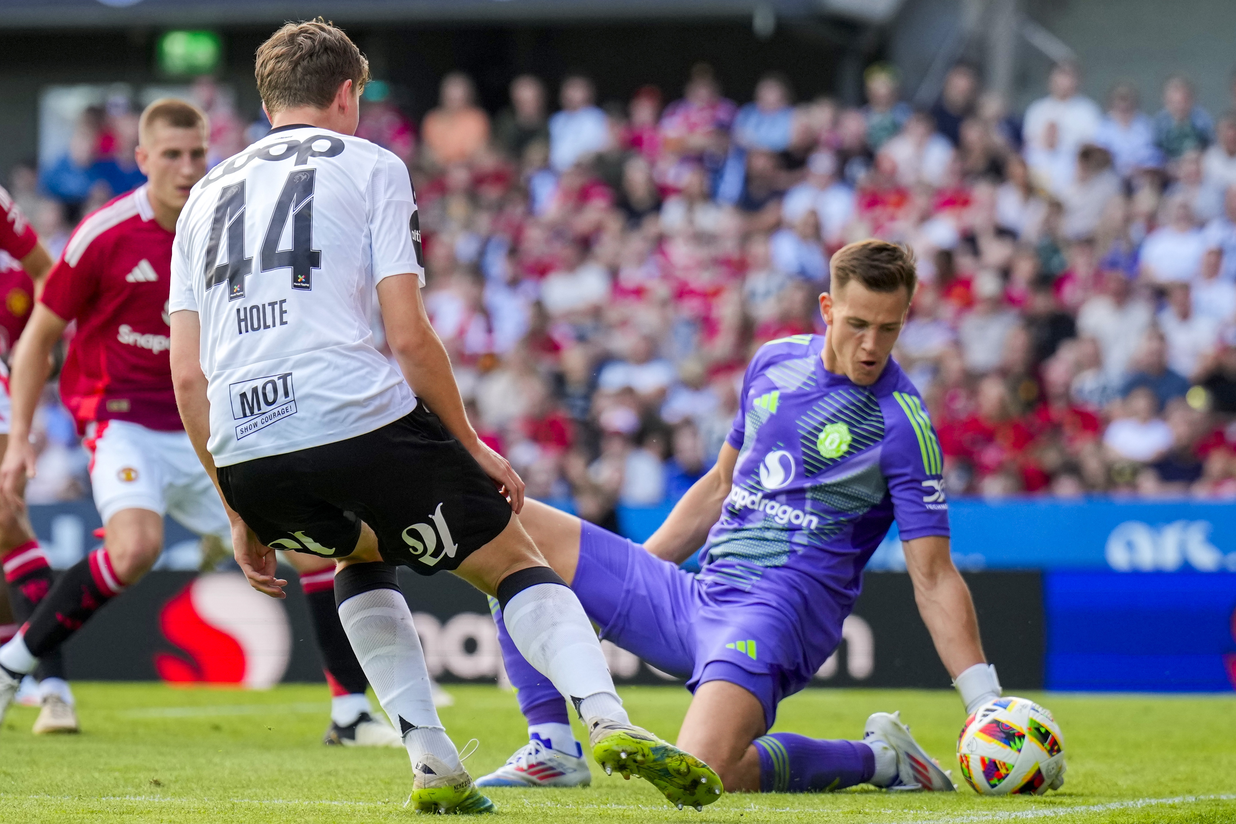 Goalkeeper Radek Vitek was the best performer for the Red Devils