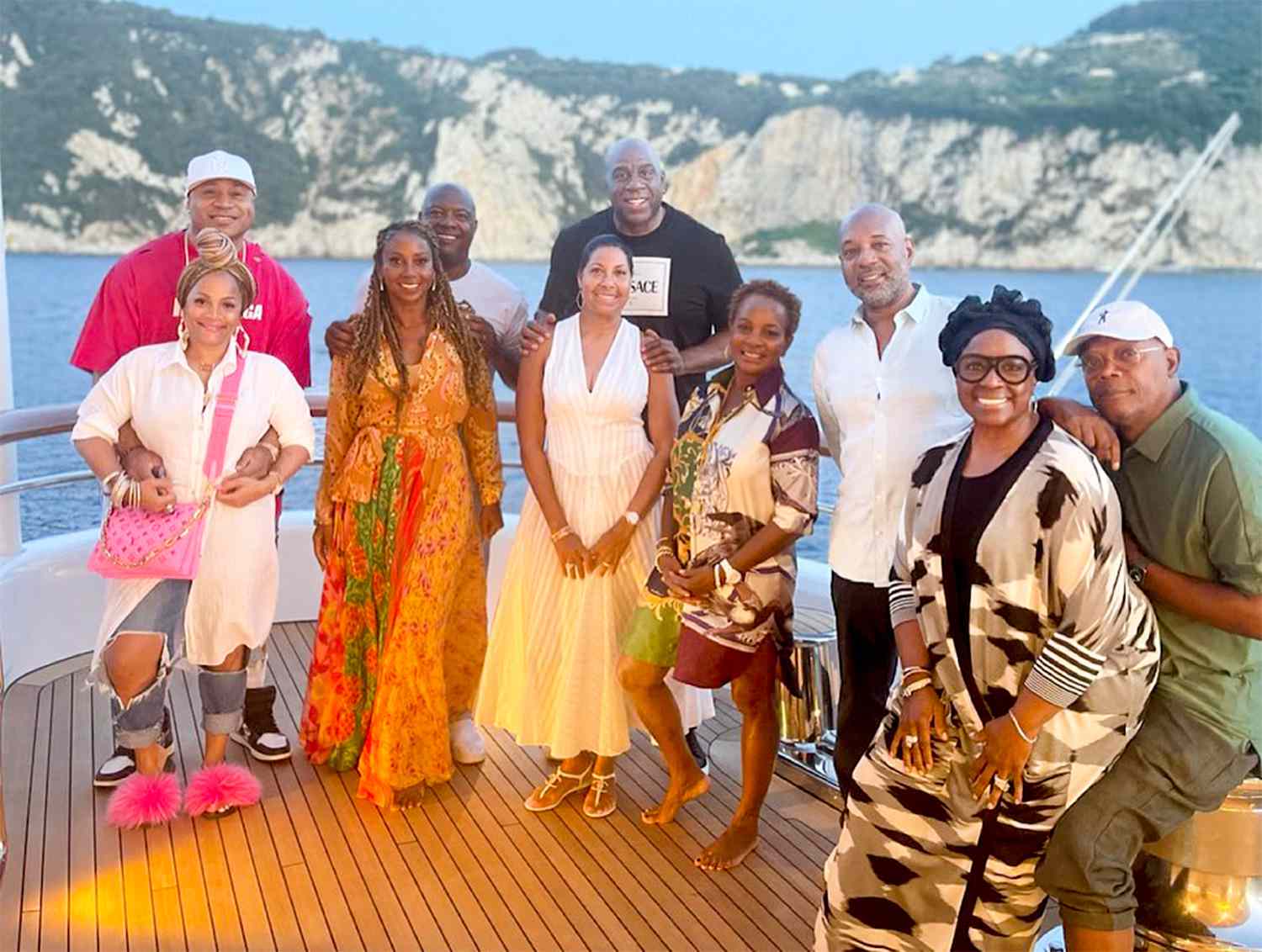 Magic Johnson Sets Sail on a Mediterranean Getaway