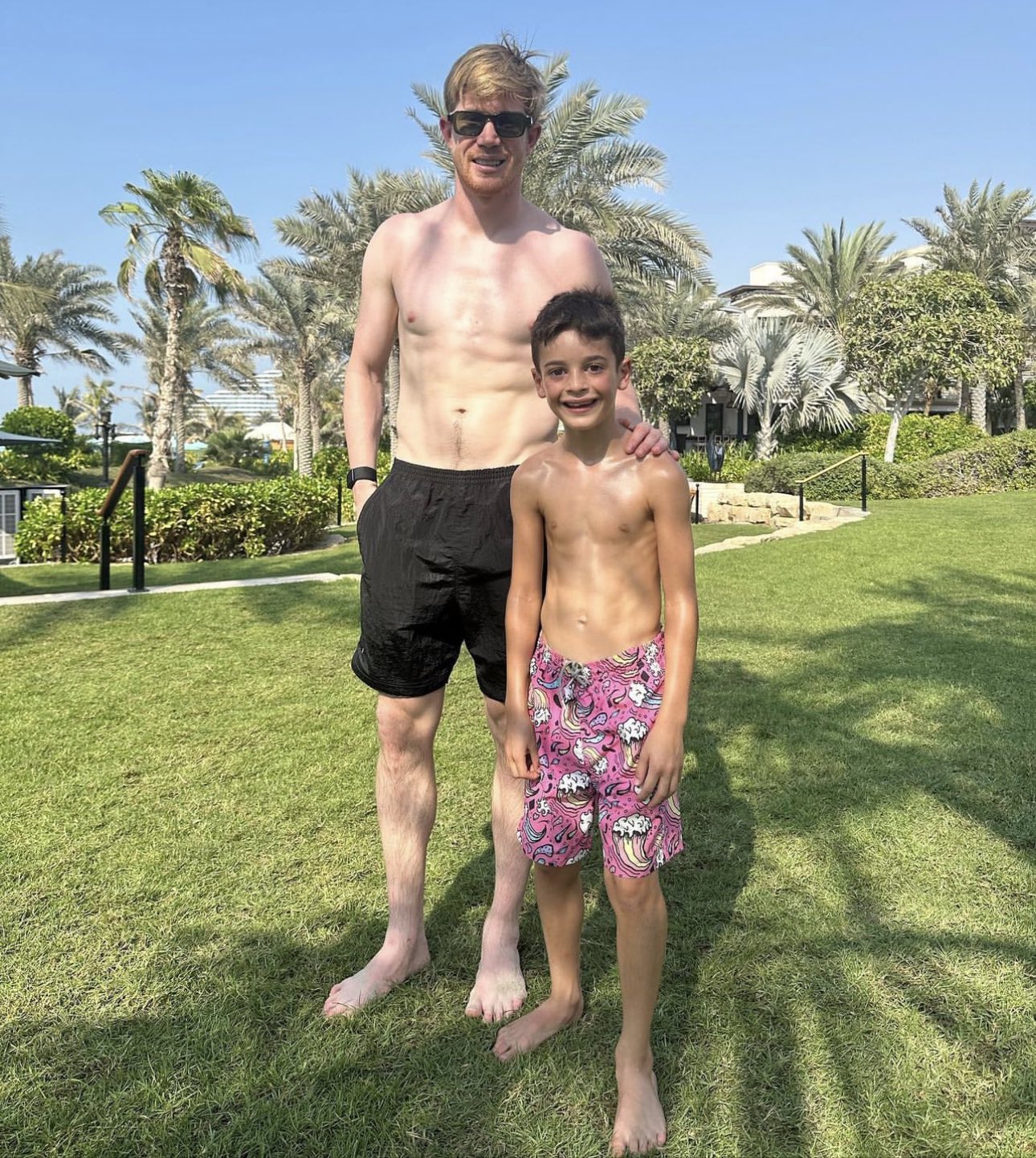 De Bruyne met Vinicius on vacation following Euro