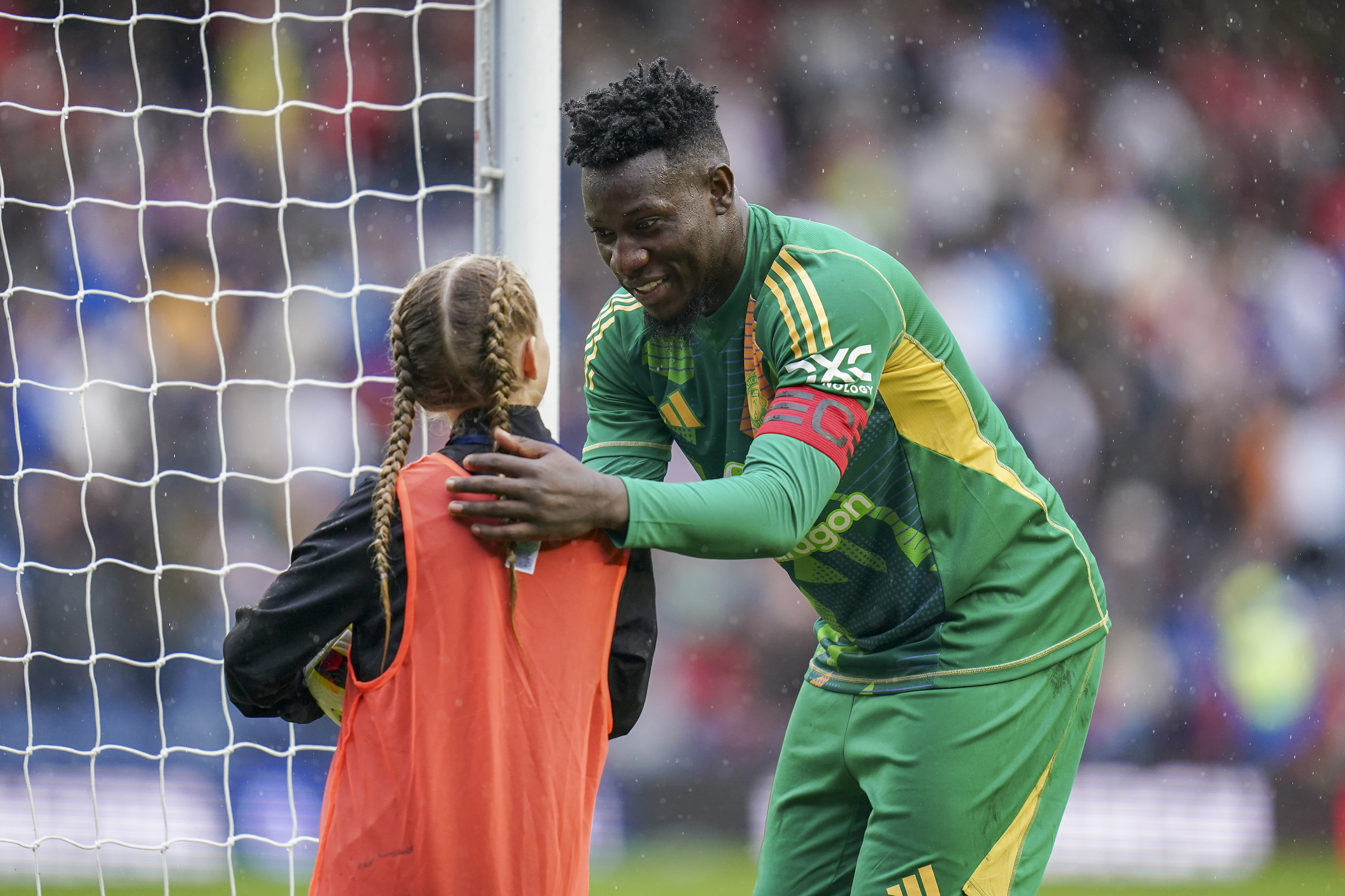 Andre Onana's fantastic gesture made a young kid's day on Saturday