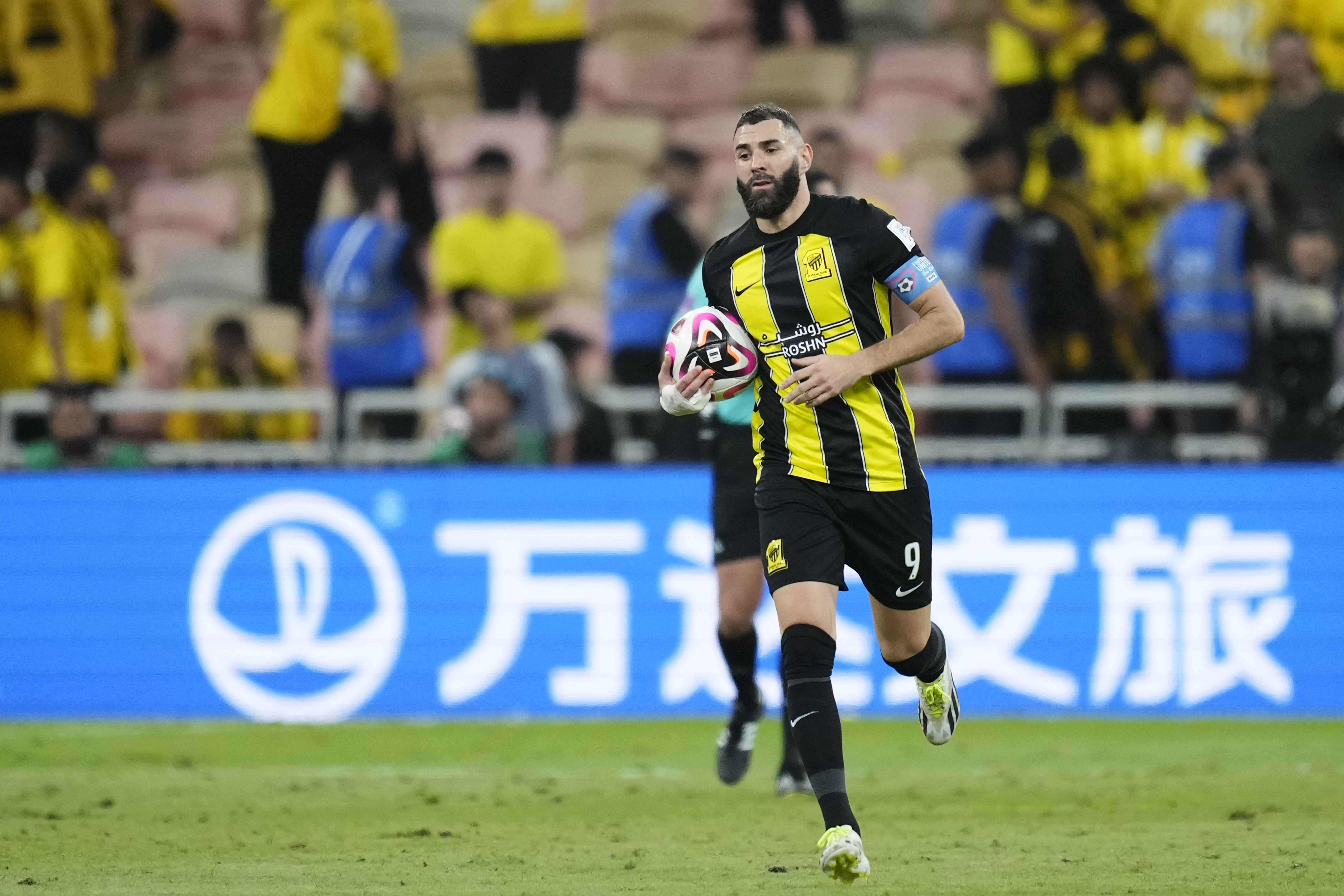 Al-Ittihad, the home of Karim Benzema, are fierce rivals to Ronaldo's Al-Nassr in the Saudi Pro League