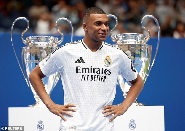 Ancelotti insisted Kylian Mbappe (pictured) will get the same treatment from Rudiger when he reports for training