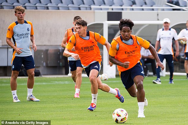 18-year-old Endrick is currently on his first pre-season tour with Madrid since joining