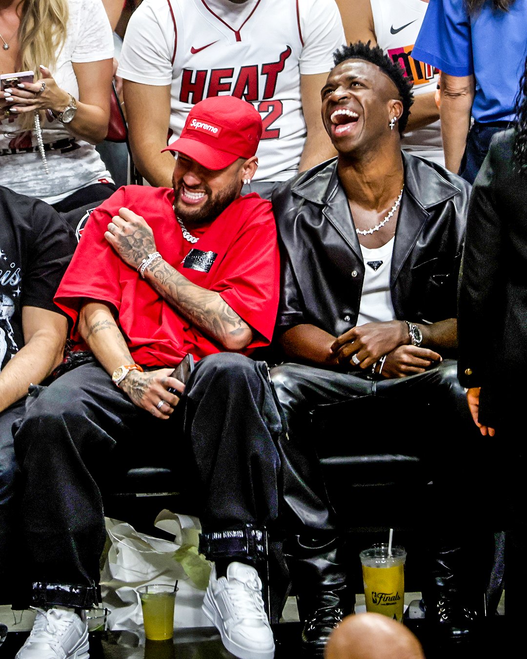 B/R Football on X: "Vini Jr. and Neymar posted up courtside for Game 4 of  the NBA Finals in Miami ️ https://t.co/T0uvAmsXM9" / X