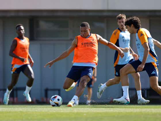 Mbappé y Vinicius ya se buscan en los entrenamientos: golazo y celebración  | OneFootball