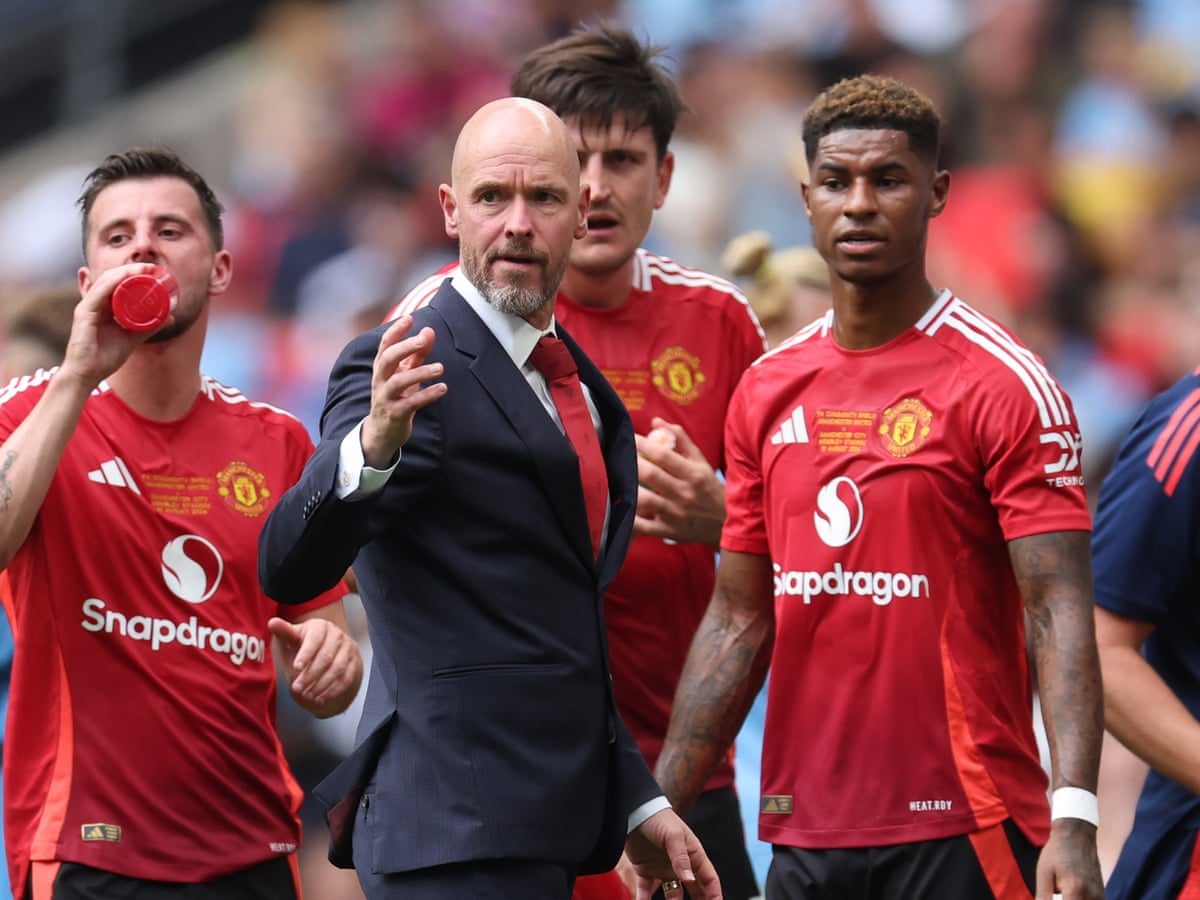 Ten Hag backs Rashford to hit top form after Community Shield chances |  Community Shield | The Guardian