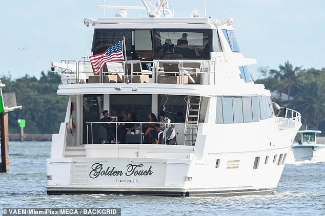 Day at sea: The private boat was two levels and the only other people on board were the crew