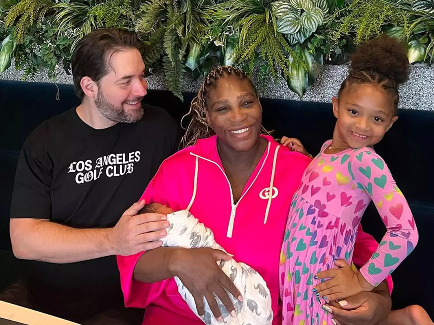 Alexis Ohanian Sr., Serena Williams, Alexis Olympia Ohanian Jr. và Adira Ohanian