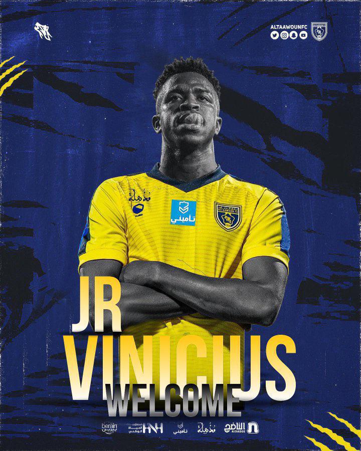 Official] [Done deal] [Here we go] Vinicius Junior signs for Al-Taawoun club in the Roshn (Saudi) pro league : r/soccercirclejerk