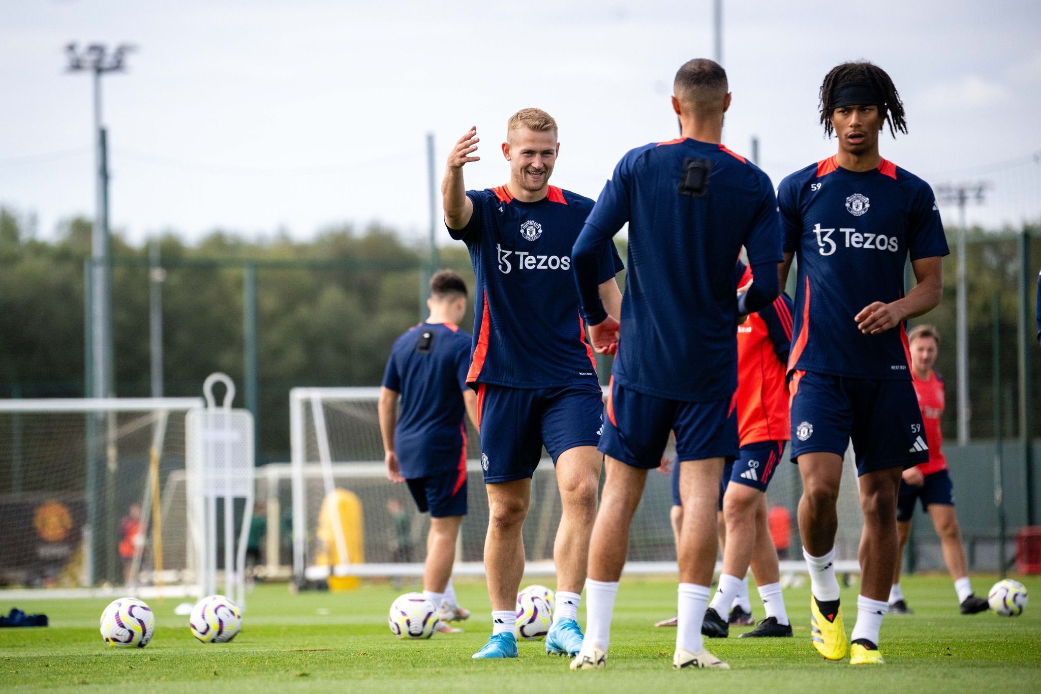 Matthijs de Ligt and Noussair Mazraoui.