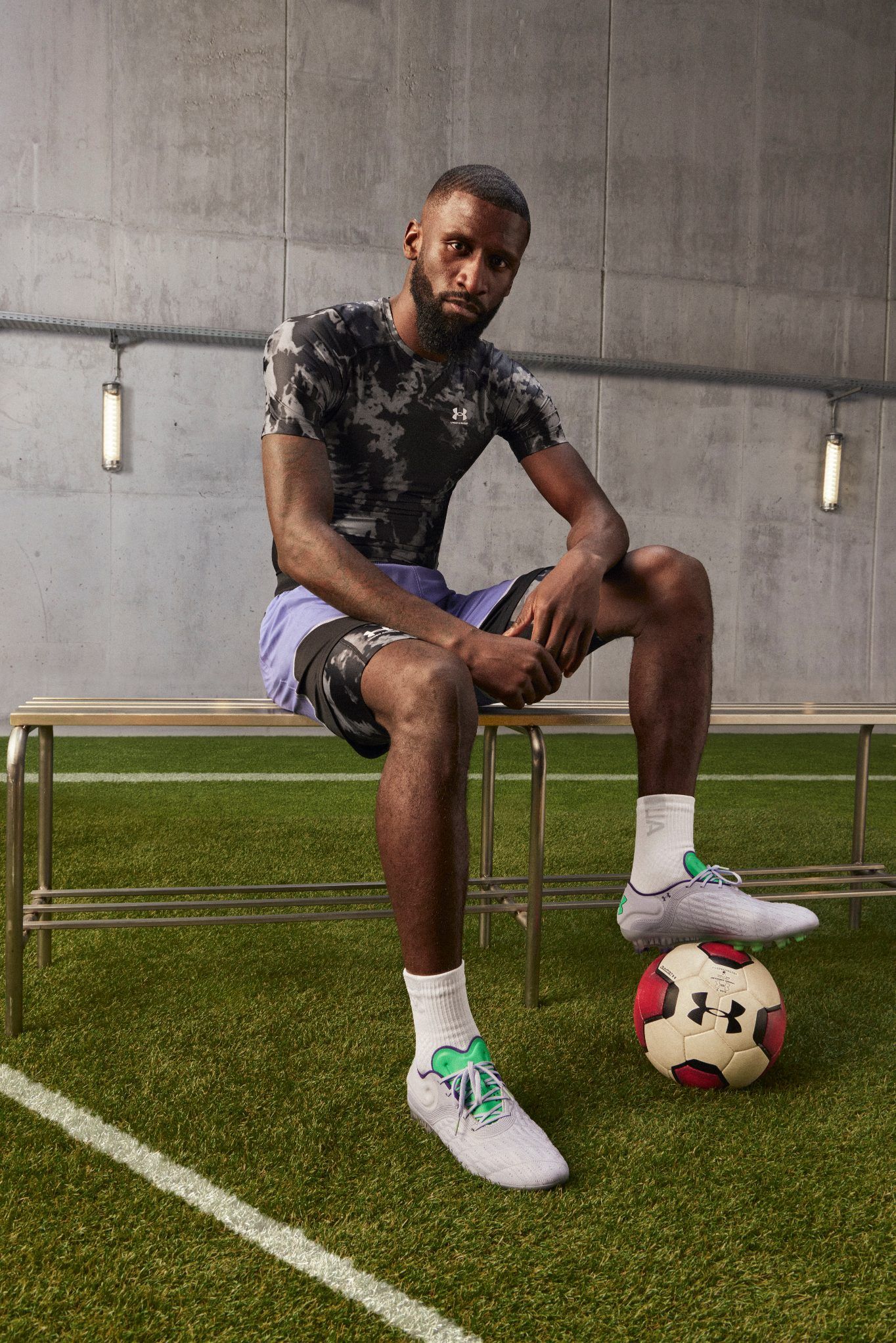 Rüdiger pone a prueba la HeatGear Baselayer de Under Armour