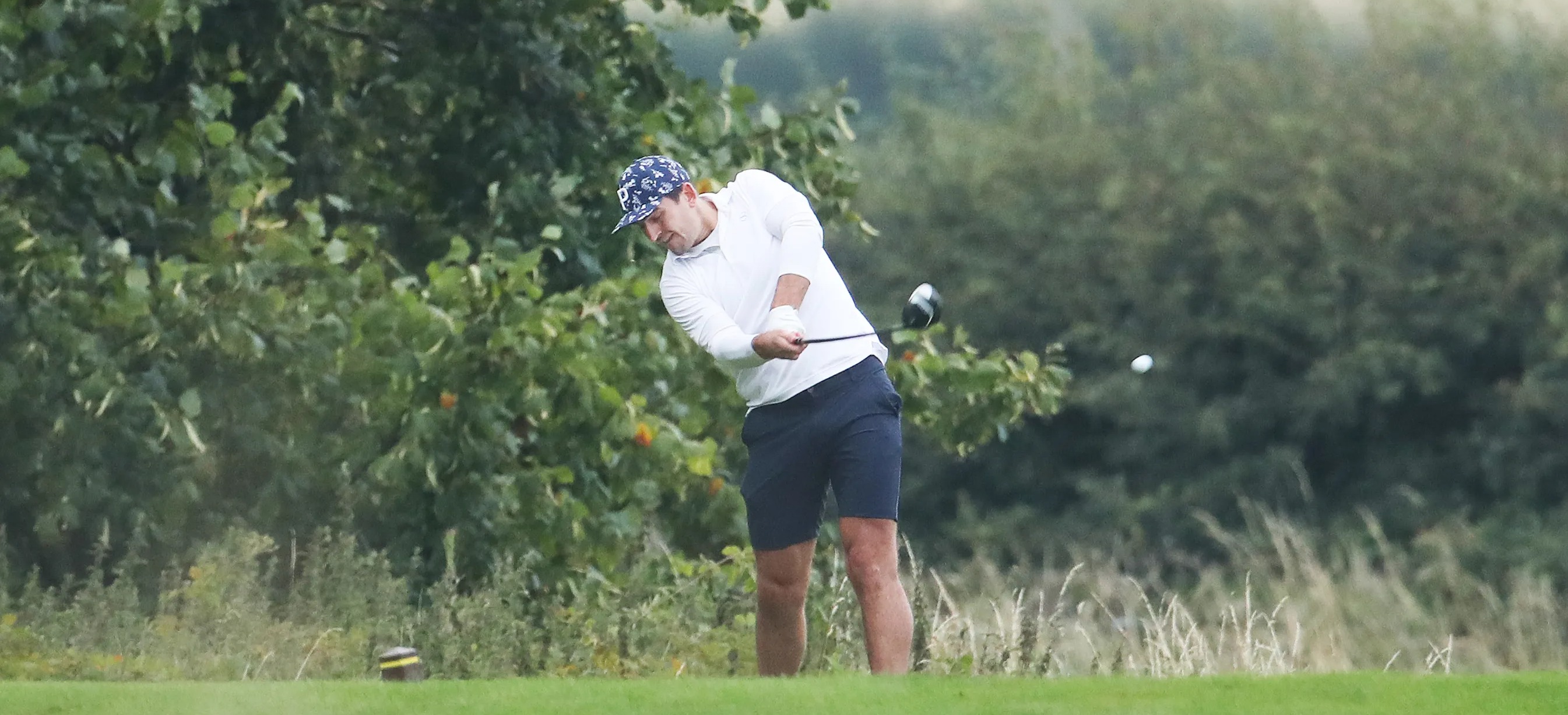 Harry Maguire enjoyed a round of golf on Monday